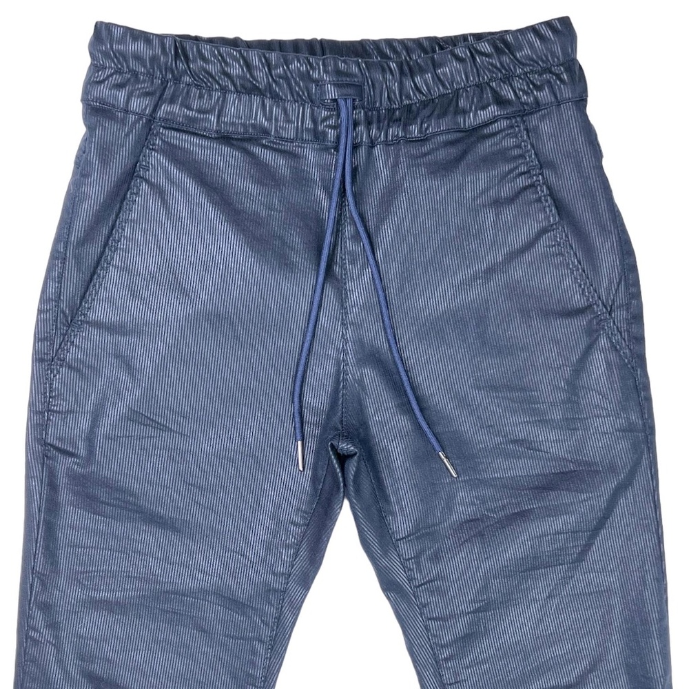 Bevy Flog Shely Drawstring Pants In Blue Stripe S… - image 3